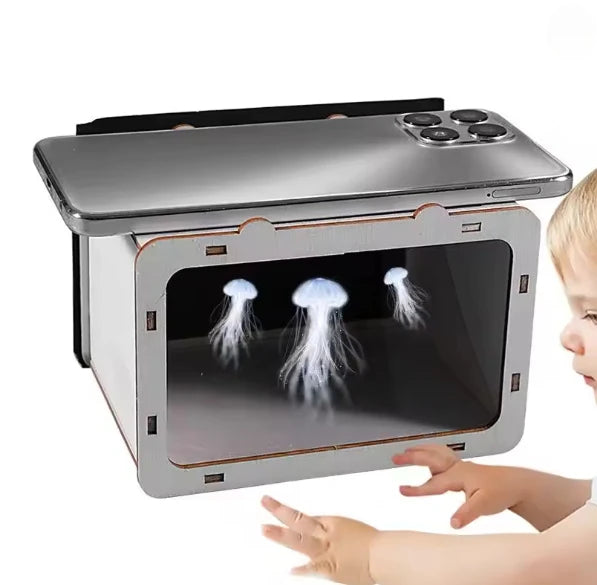 Smartphone 3D Reflection Display for Physics Projects