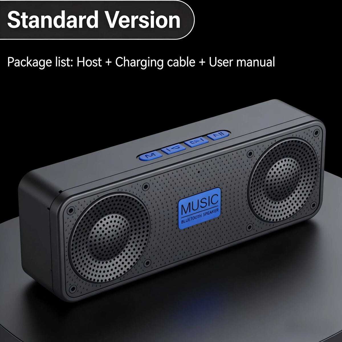 Enceinte Bluetooth portable S18 avec FM et AUX