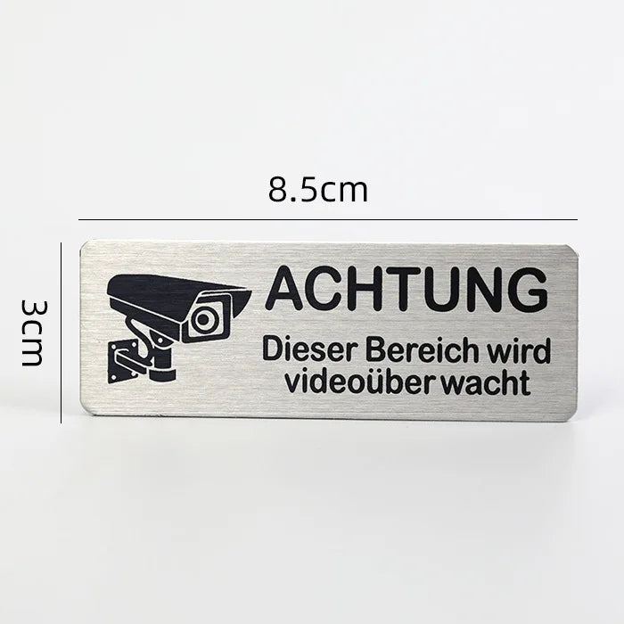 Targa identificativa personalizzata in acciaio inossidabile per cassetta postale e porta