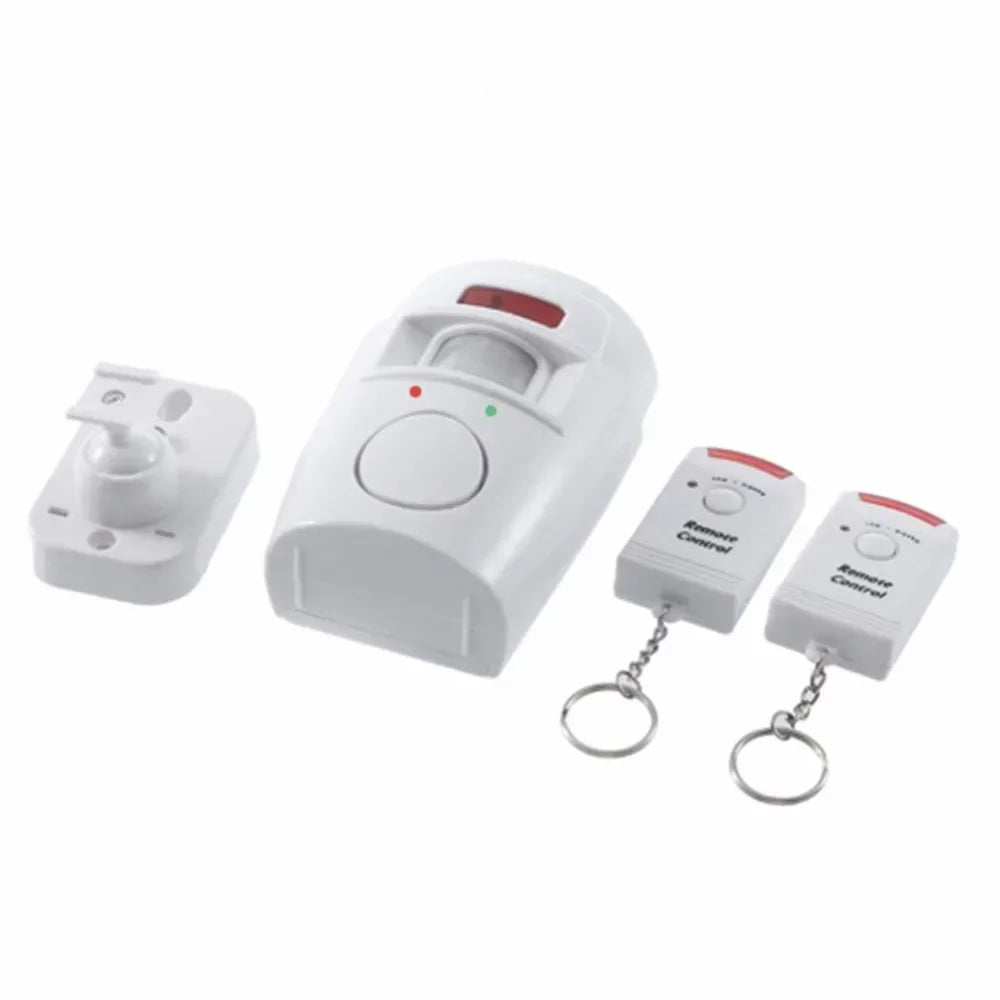 Allarme con Sensore di Movimento Wireless con Telecomando e Sirena da 105dB