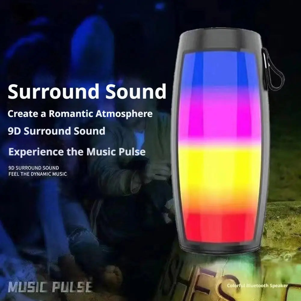 Portable Wireless Speaker with Colour Light