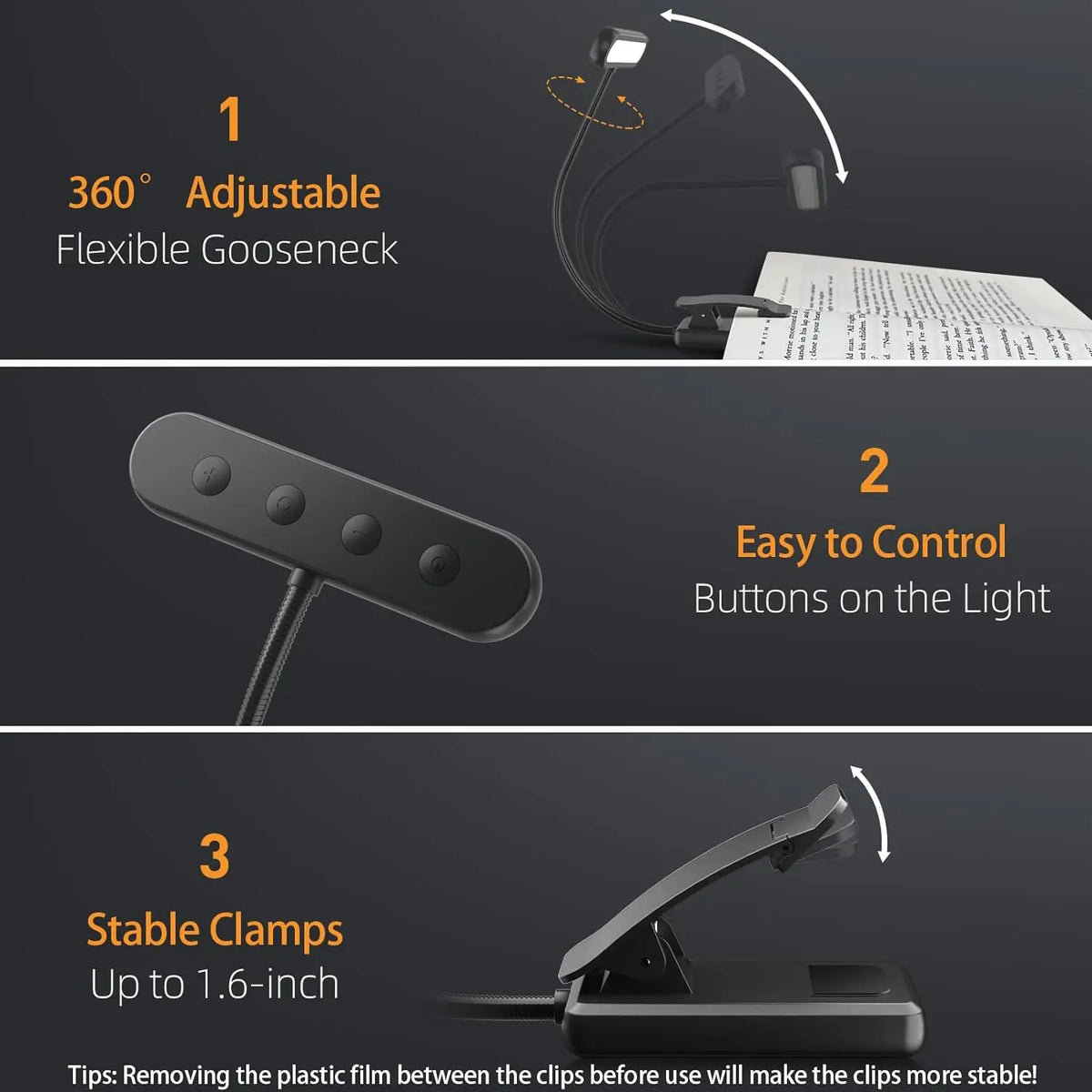 Flexible Clip-On LED Reading Light