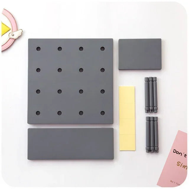 Plastic Pegboard Wall Organiser, Colour Options