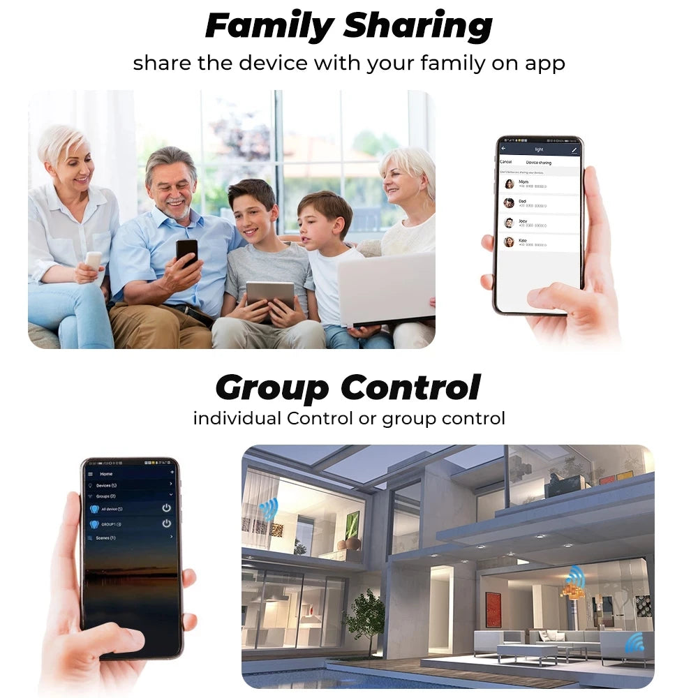 Module relais intelligent Wi-Fi pour Tuya et Smart Life