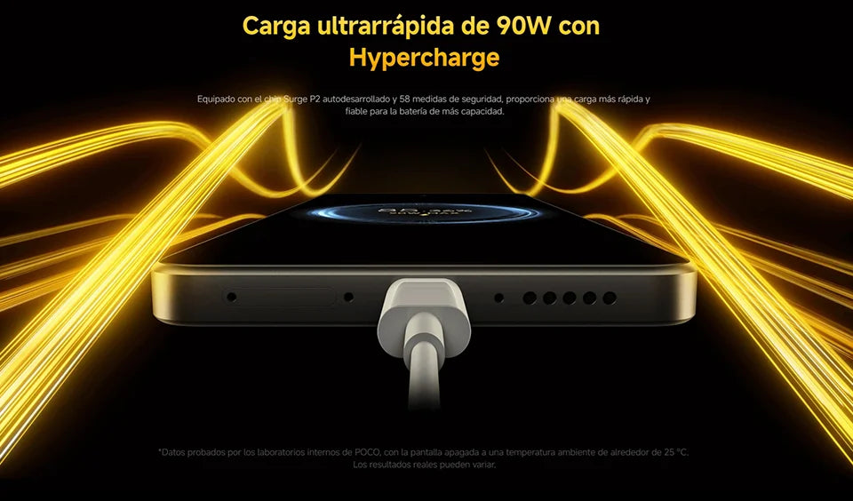 POCO X7 Pro 5G NFC Smartphone con display AMOLED 1.5K