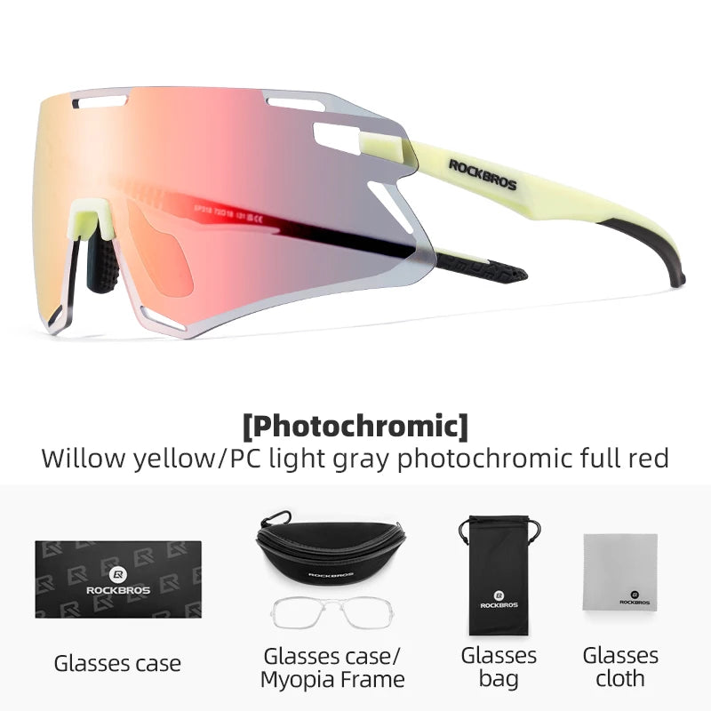 Photochromic Cycling Glasses with TR90 Frame
