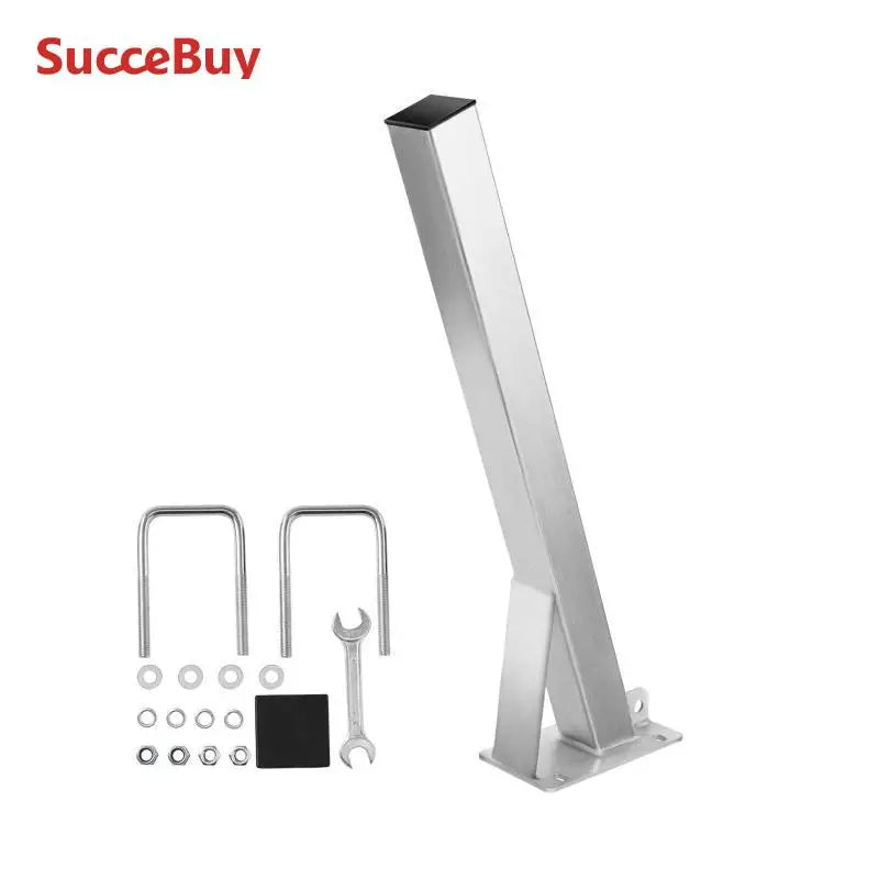 Boat Trailer Winch Stand 3x3x34in Galvanized Mount with U-Bolts