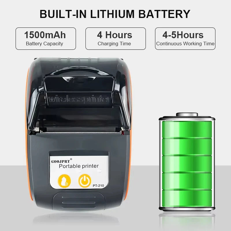 PT-210 58mm Bluetooth Thermal Receipt Printer