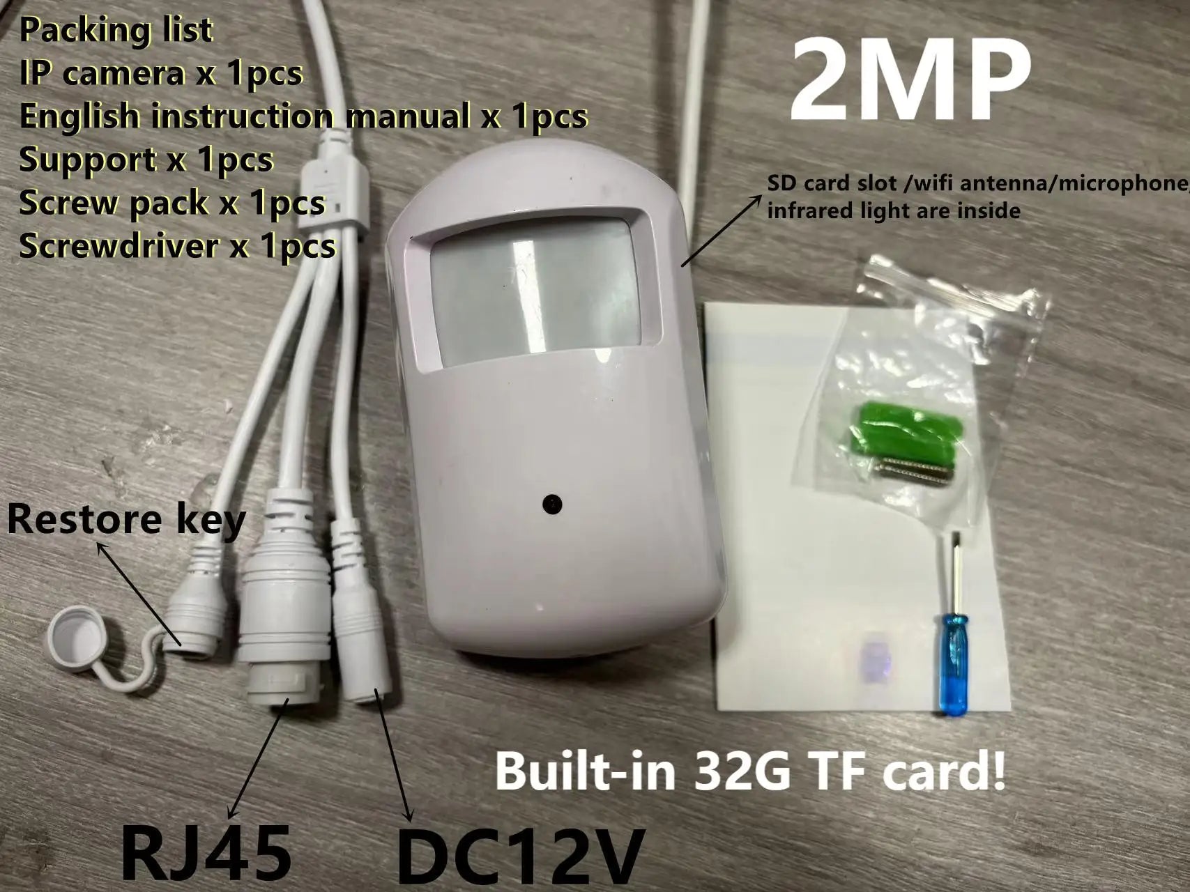 Tuya POE Mini WiFi Security Camera, 2MP/4MP, 2-Way Audio