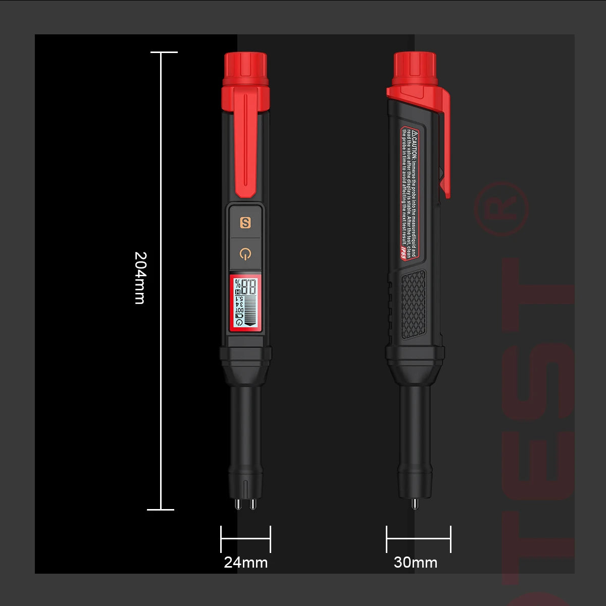 3-Colors Backlight Portable Digital Brake Fluid Tester Accurate Auto Car Brake Oil Tester Sound Light Alarm DOT3 DOT4 DOT5.1