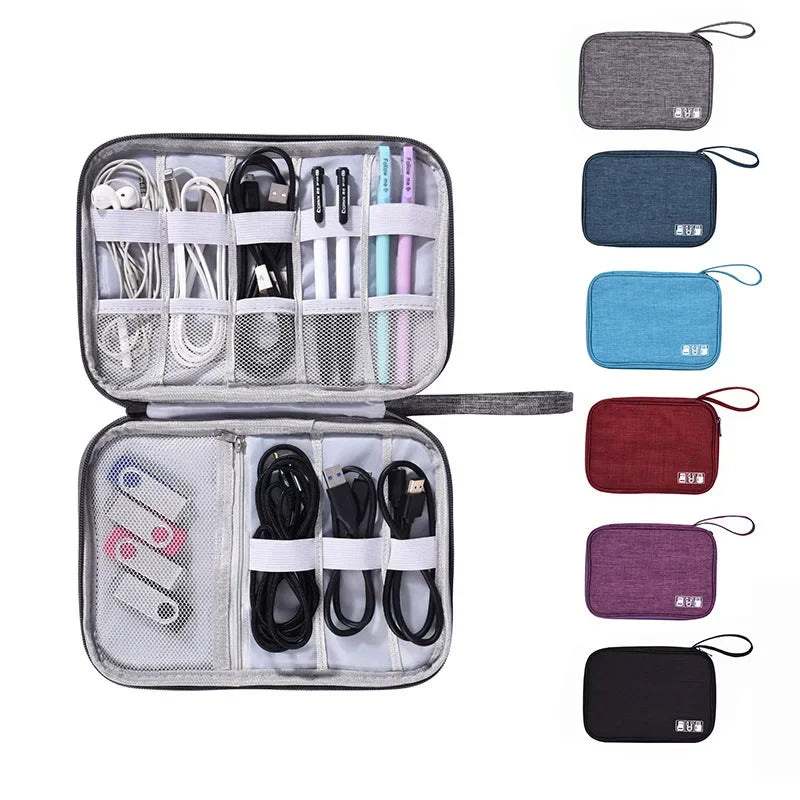 Travel Cable and Charger Organiser Bag