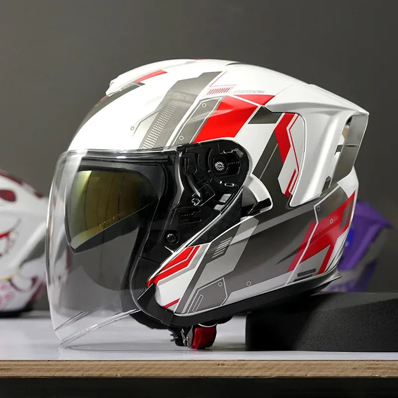 Ryzen RO-5 Unisex Half Motorcycle Helmet