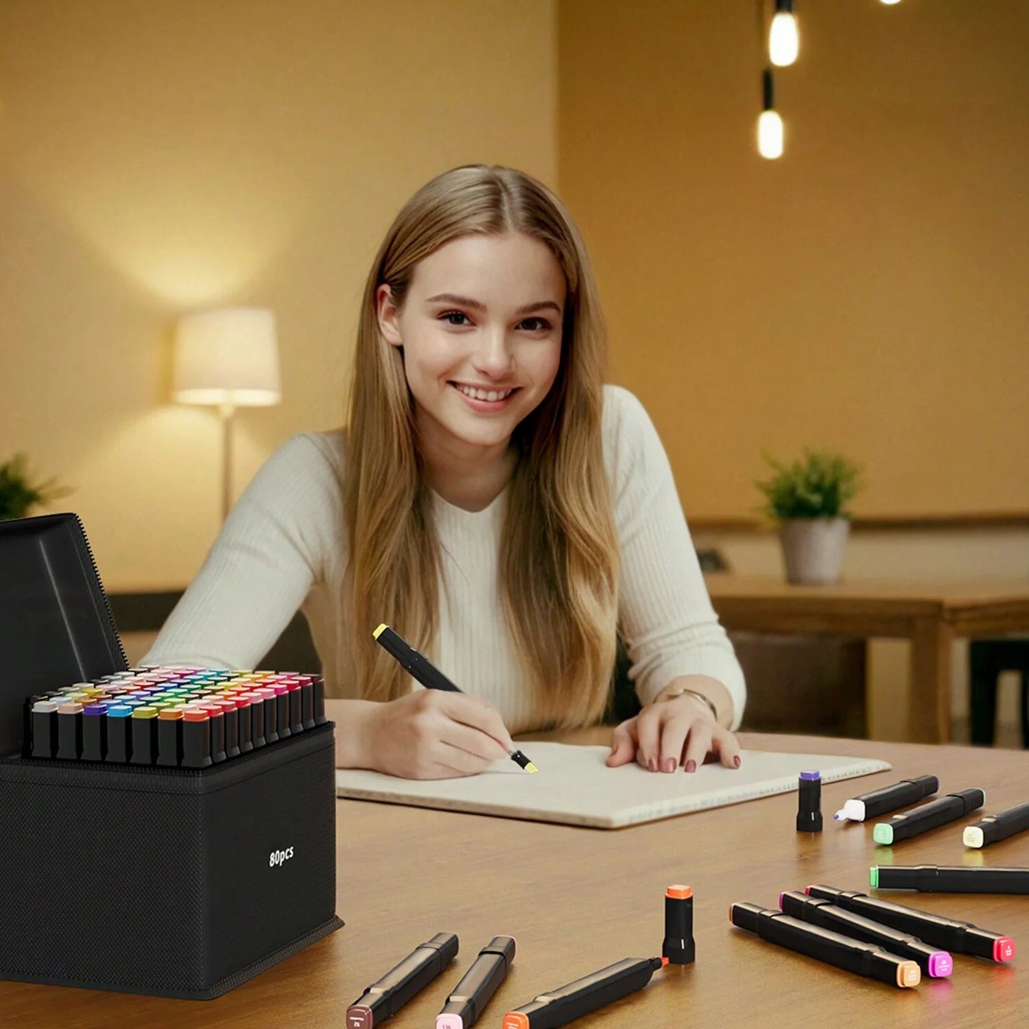 24/36/48/60/80/120/168/262 Colors Alcohol Drawing Markers Dual Tip Permanent Art Sketch Markers for Illustration School Supplied 