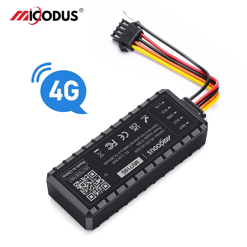 MiCODUS Rastrovací systém pre vozidlo GPS pre auto MV710G 9-90V vypínanie paliva Mini 4G GPS tracker pre auto vibrácie ACC On/OFF alerty PK J16