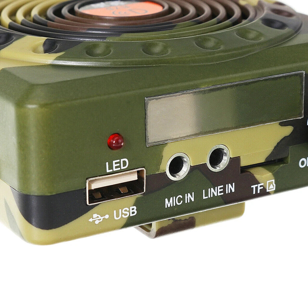 E76  Professional Small Size Sound Amplifiers Decoy Calling Speaker Hunt Tool Remote Remote Control Amplifier Sound Amplifiers
