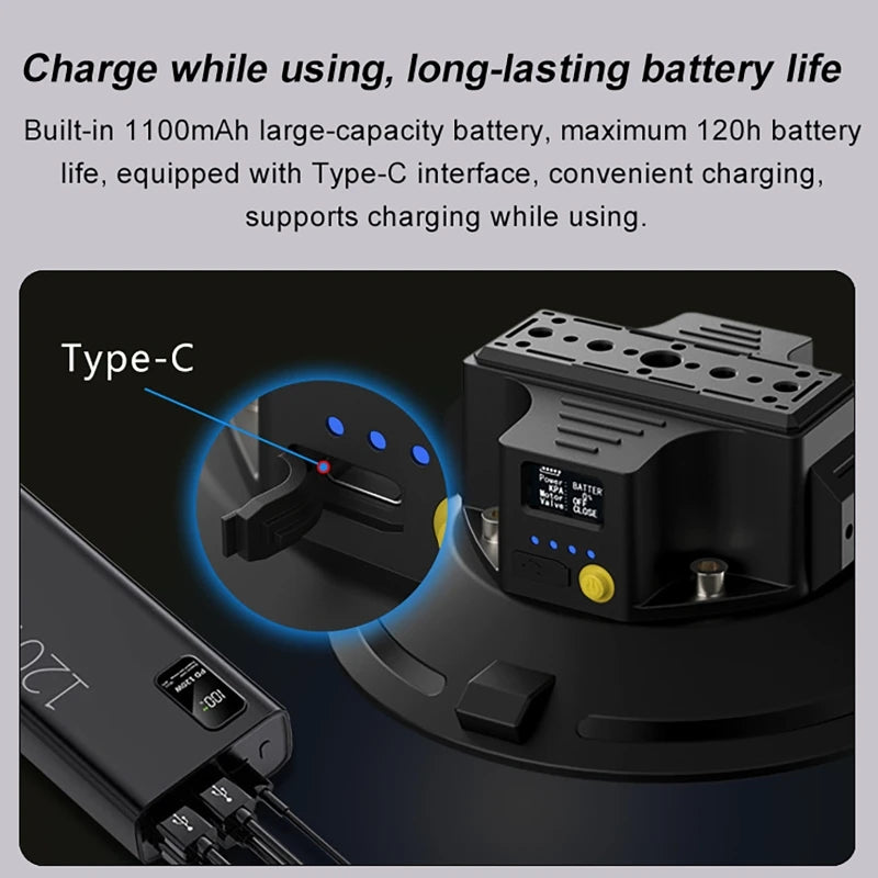 Electric Suction Camera Mount - Cup Size Options