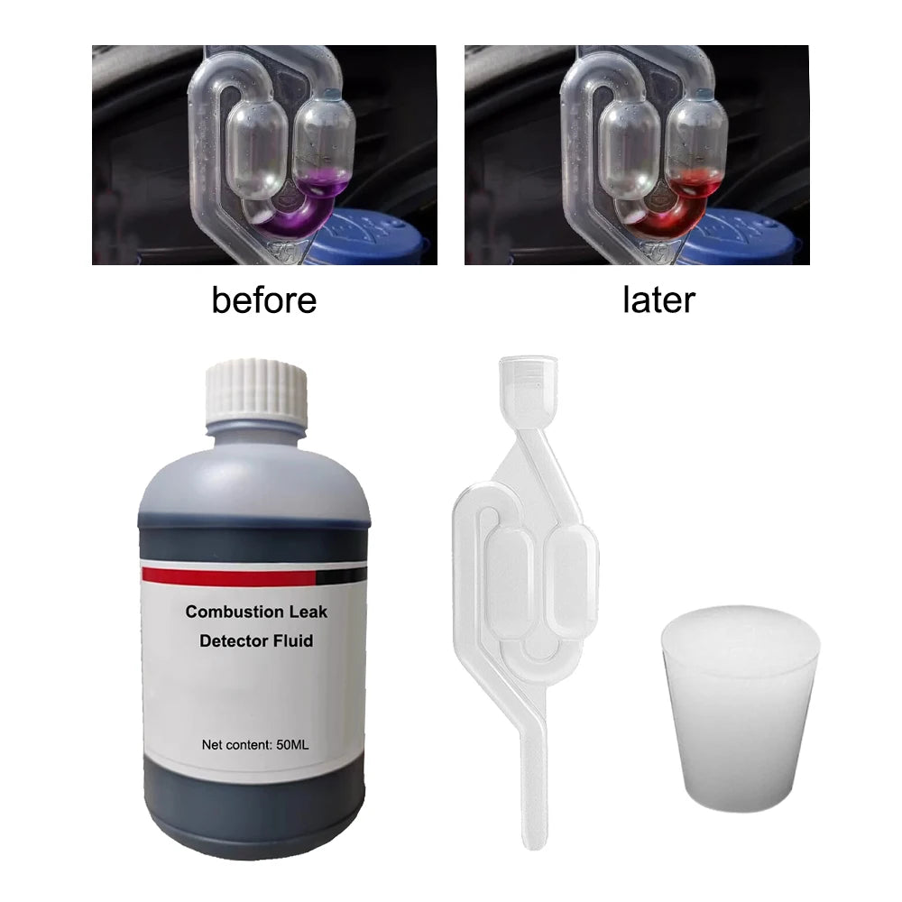  Détecteur de fuite de combustion, testeur d’antigel et de liquide de refroidissement, testeur d’antigel automobile, antigoutte S - forme