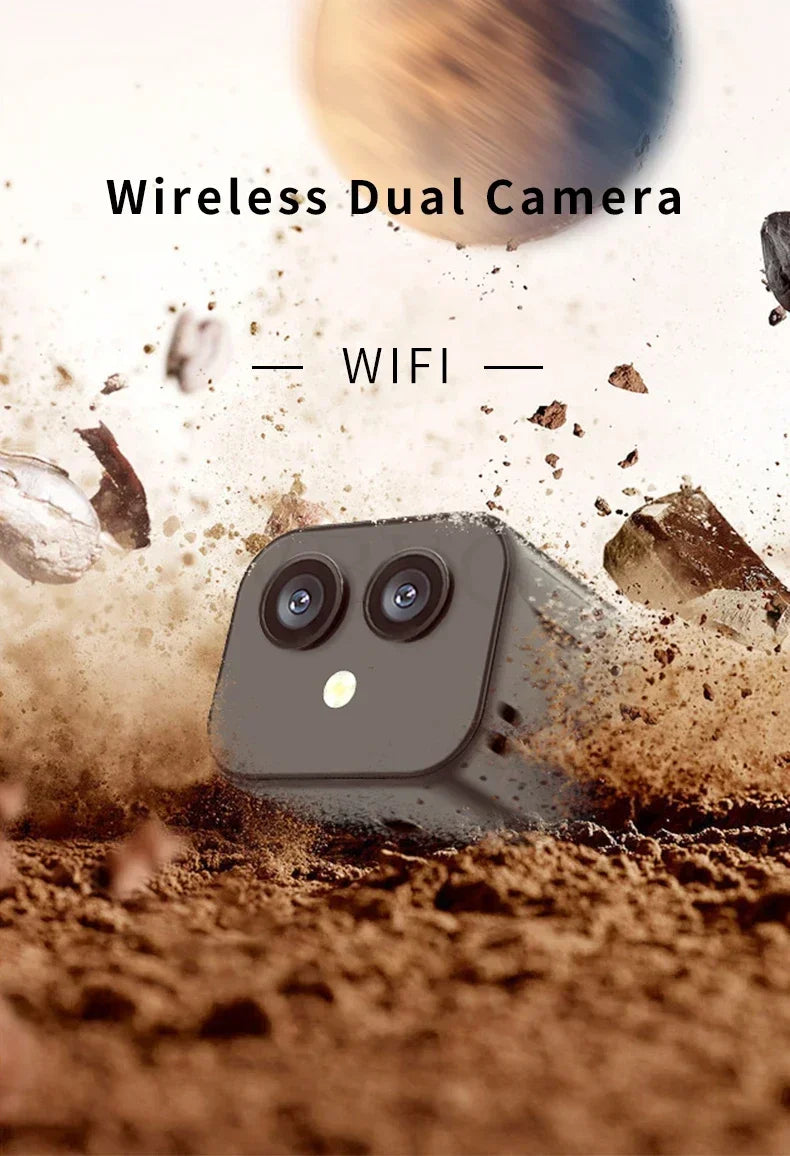 4K HD Mini WiFi Cam Smart Home Wireless Security Surveillance Dual Webcam Micro IP Camcorders Night Vision Sports Monitor Magnet