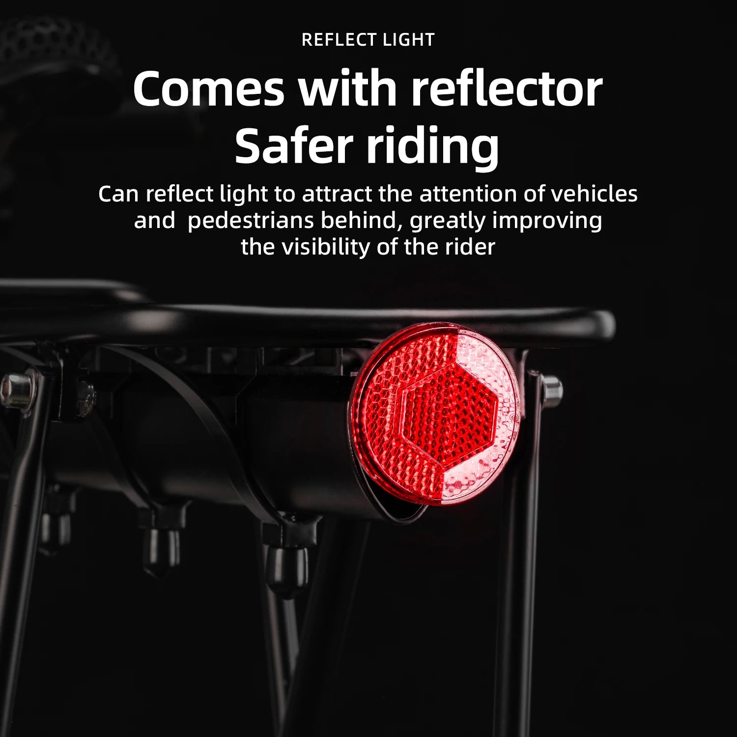 Aluminum Alloy Bike Rear Rack 25kg Detachable Cargo Carrier
