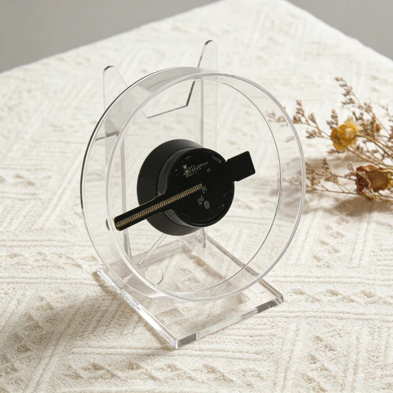 Mini LED Hologram-Effect Display Fan with Stand