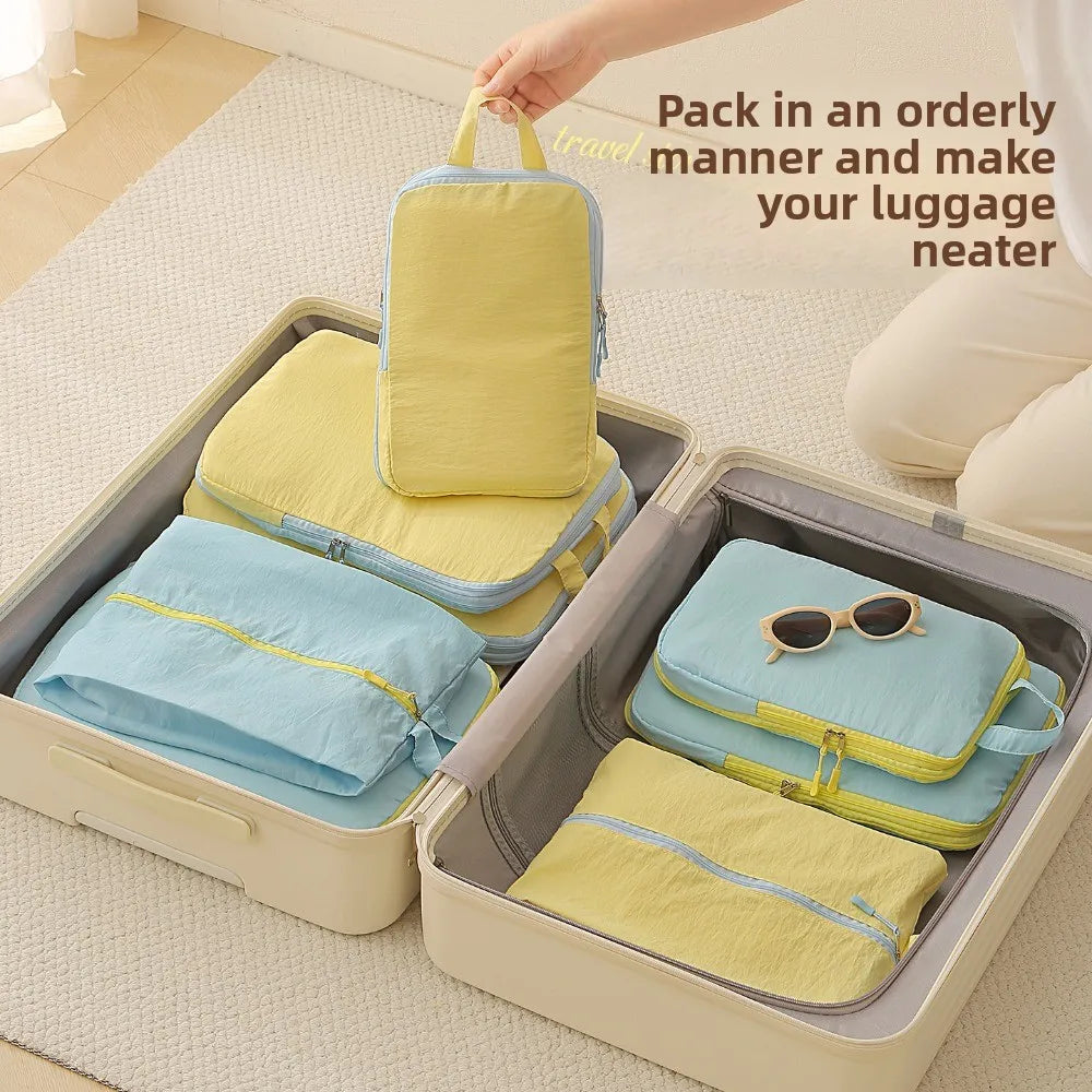 Four-Piece Taslan Travel Packing Set