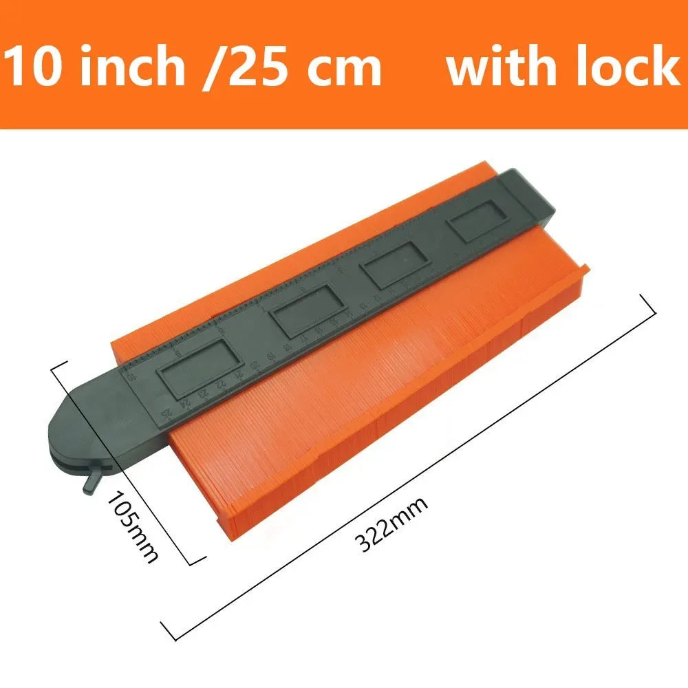 Locking Contour Profile Gauge, 5 or 10 Inch