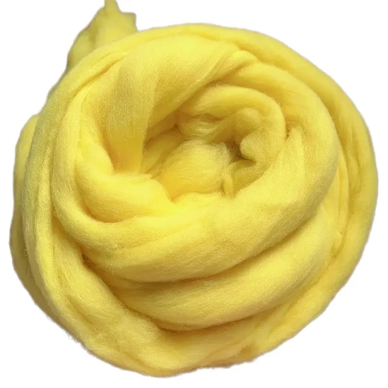 Wool Roving for Felting and Spinning, 100 g