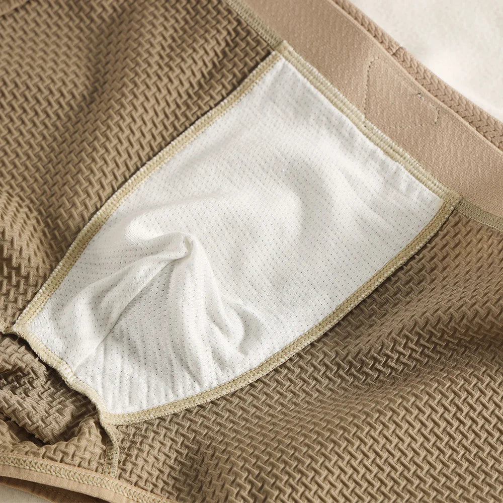 Calzoncillos bóxer de malla elástica para hombre, paquete de 3
