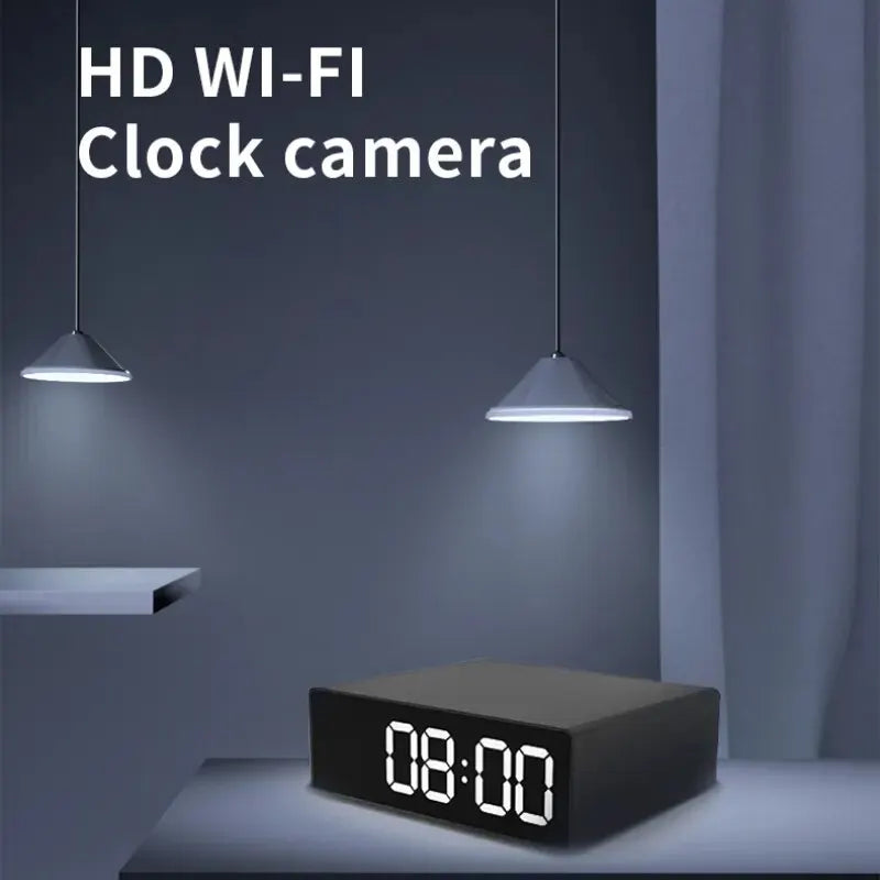 Upgrade 1080P WiFi clocks cameras, Infrared night vision, Motion detection,Remote viewing,Home monitoring cameras