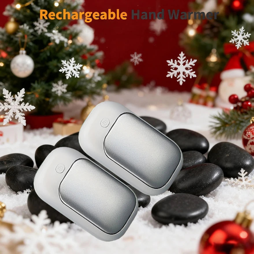 Magnetic Rechargeable Hand Warmer 2-Piece Set
