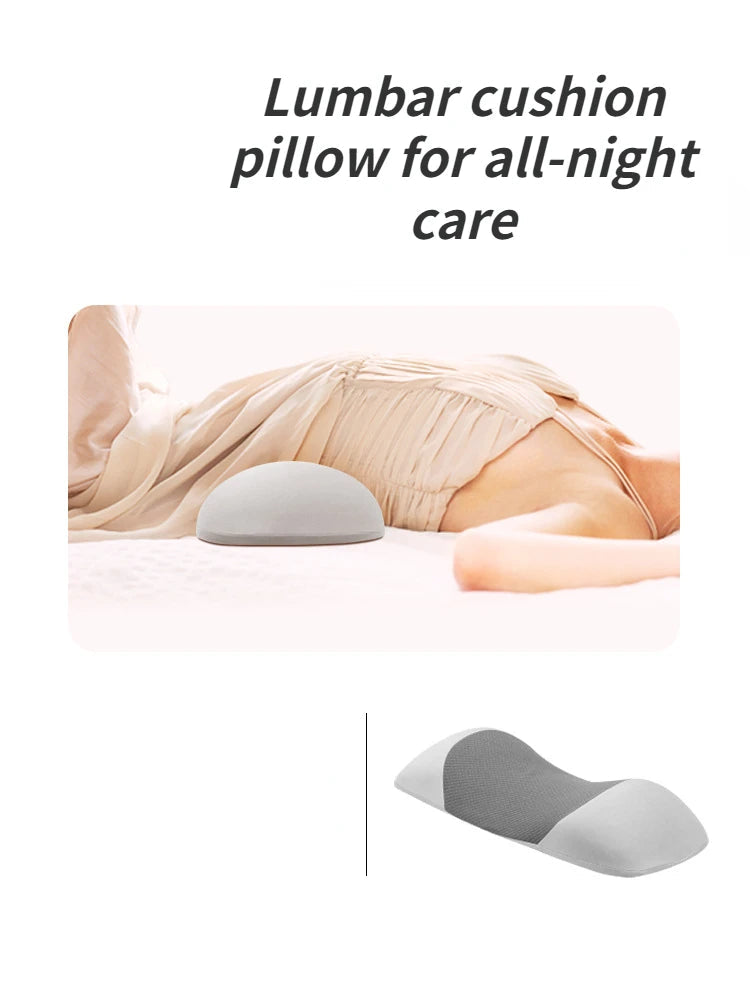 Lumbar Support Pillow for Sleeping Memory Foam Back Lumbar Support Cushion  Back Support Bed Pillow Waist Support Back Sleepers 