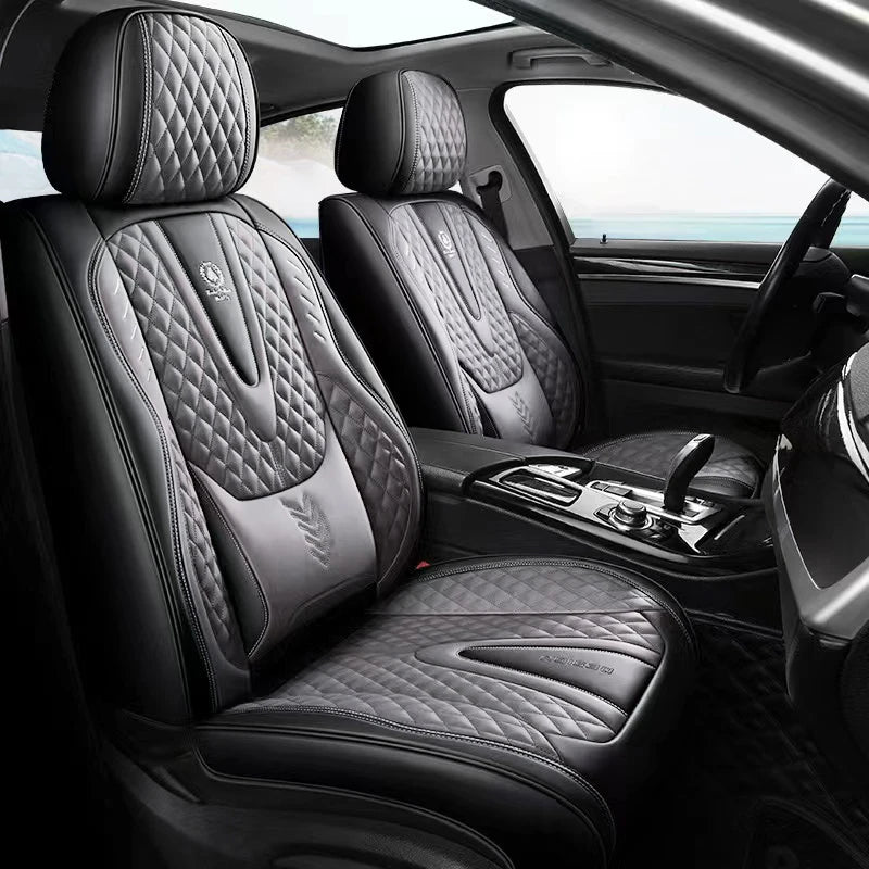 Універсальні чохли на автокрісла – комплект повного покриття з нубукової шкіри Nappa