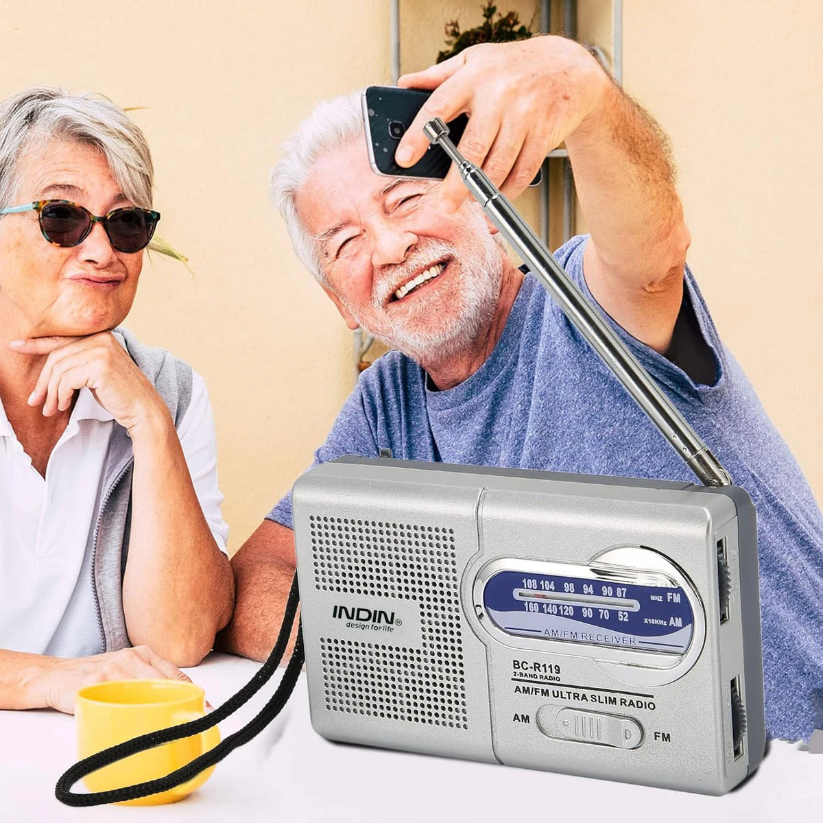Φορητό Ραδιόφωνο AM/FM με θύρα ακουστικών