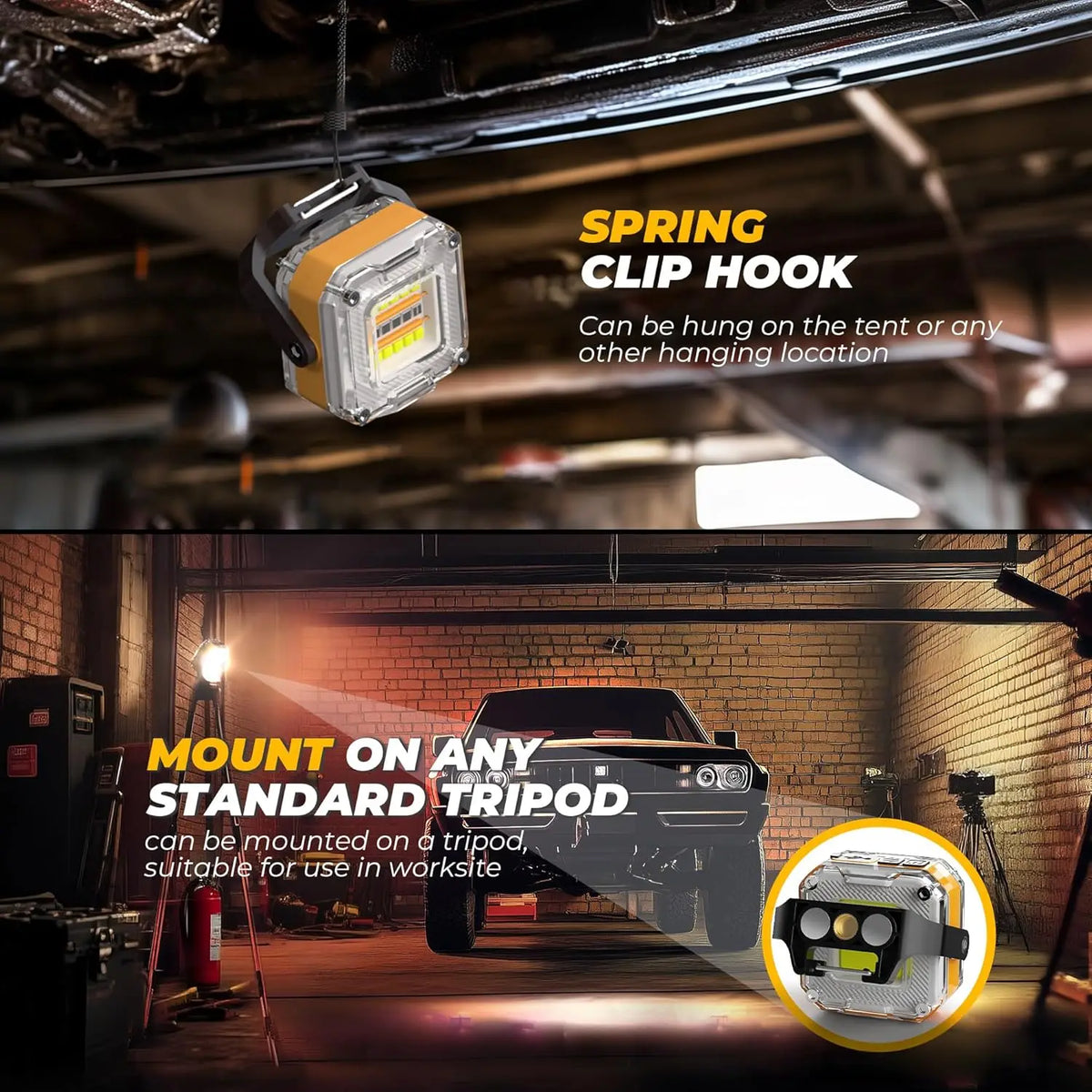 Rechargeable Portable Work Light with Stand