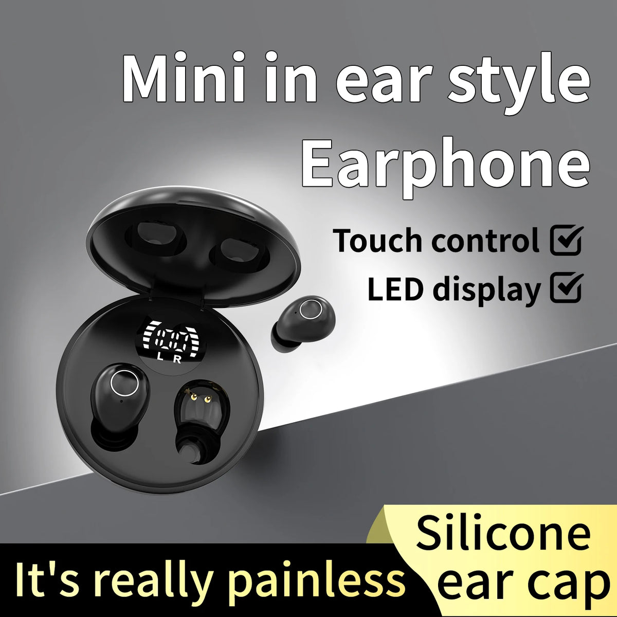Ultra Small Invisible Wireless Bluetooth Earbuds
