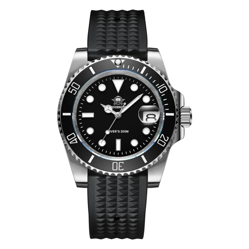 ADDIESDIVE Stainless Steel Men's Quartz Dive Watch