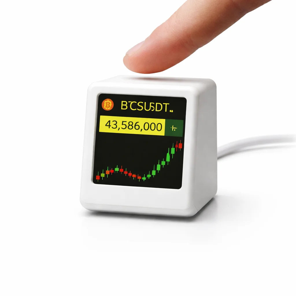 Wi-Fi Desk Clock and Online Data Display