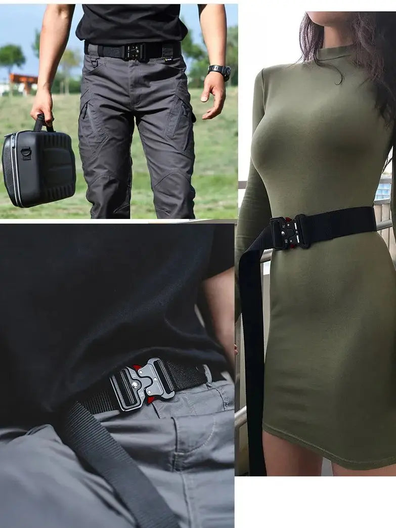 120cm Tactical-Style Belt Pair - Colour Options