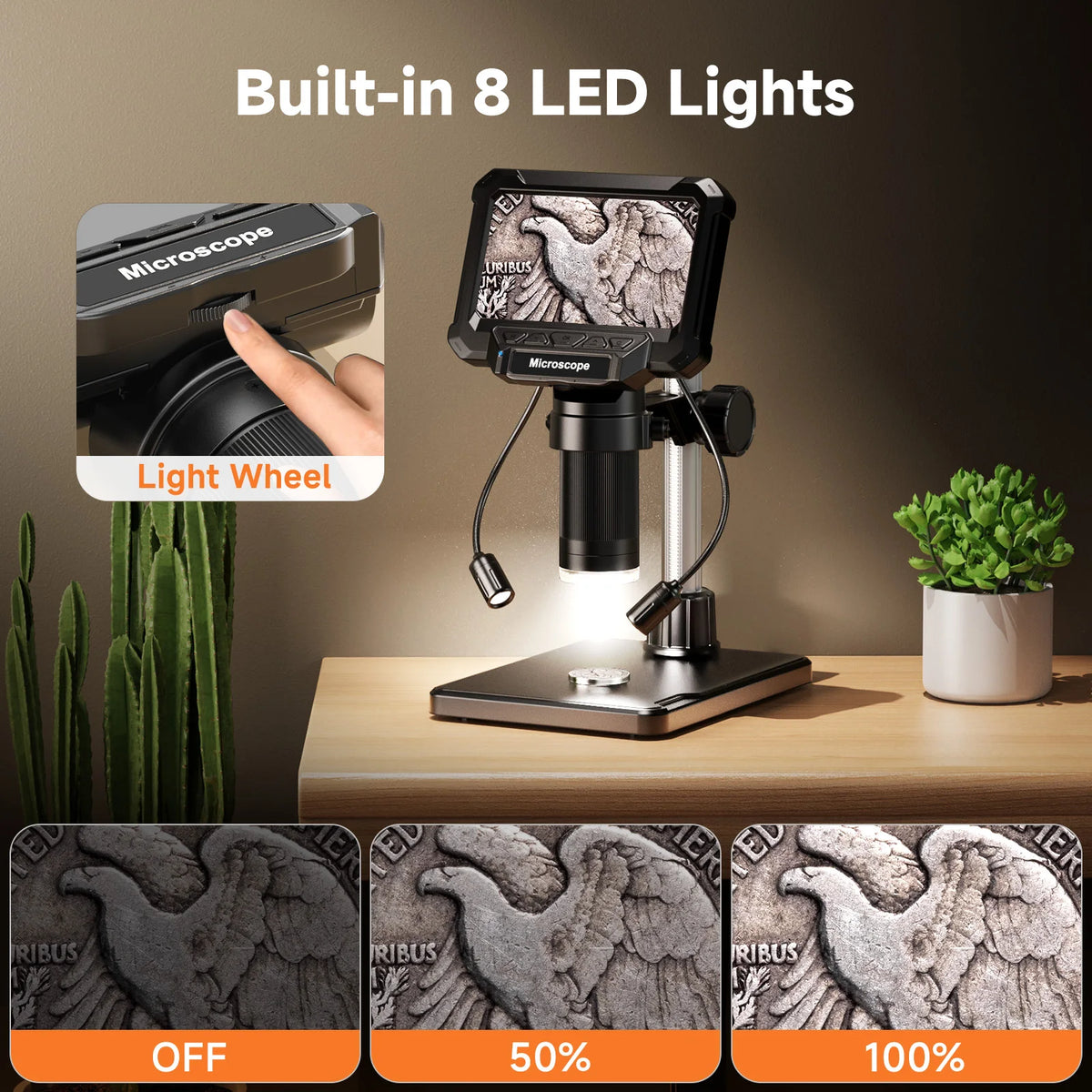 MK5 Digital Microscope with 4.3-Inch Screen