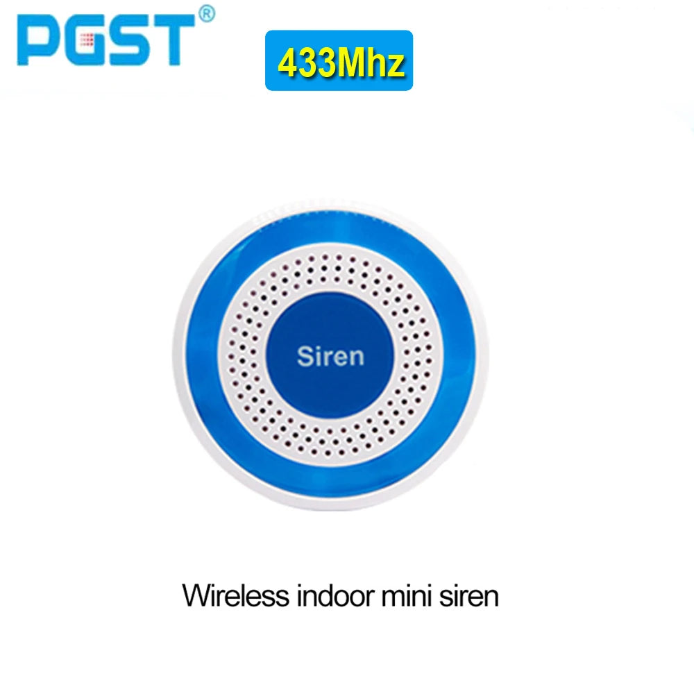 Wireless Alarm System 433MHz with Remote Control, Door Sensor and PIR Sensor
