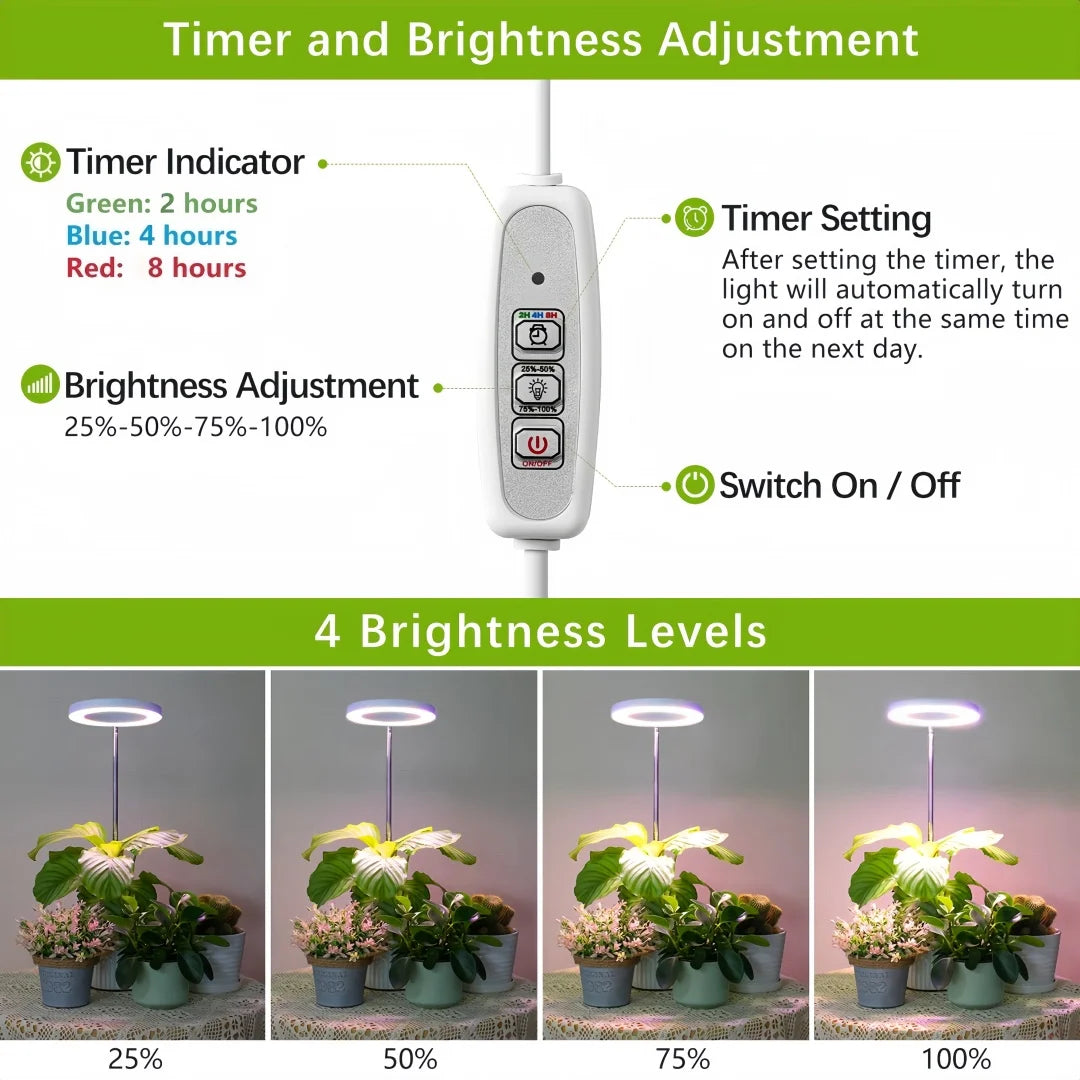 Plant Grow Light Full Spectrum for Indoor Plants