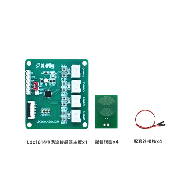 LDC1614 / LDC1612 LDC1314 Inductive Sensor Module, Micron‑Level High‑Precision Metal Distance & Coin Detection