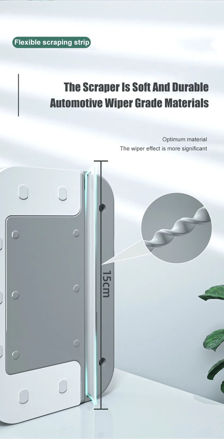 Magnetic Double-Sided Window Cleaner for Glass
