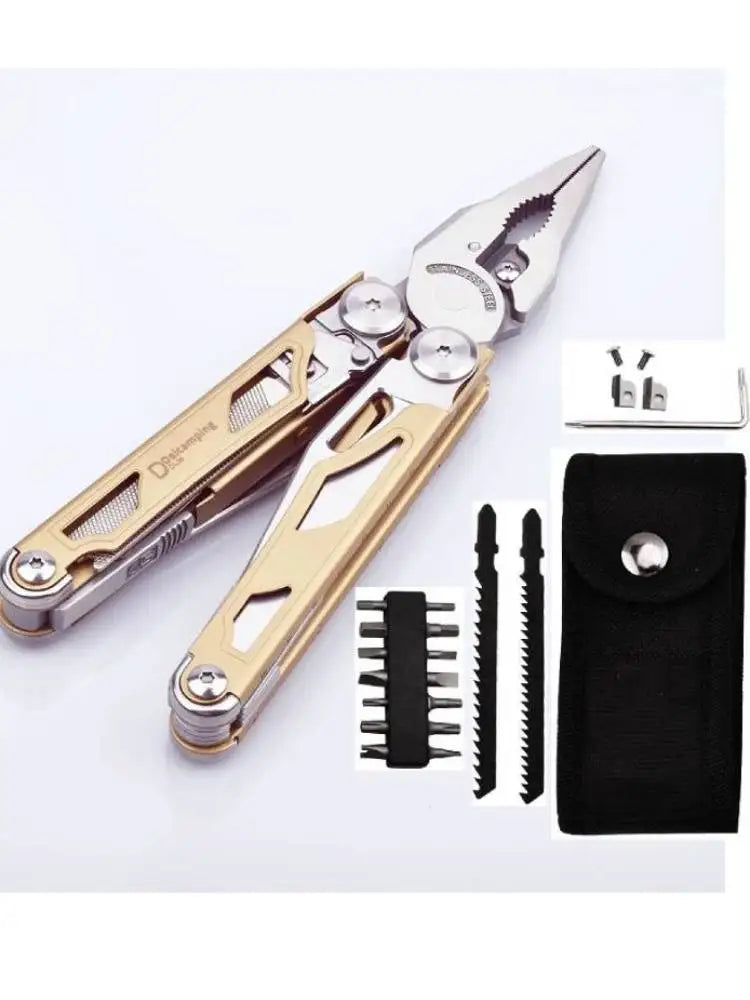 Daicamping DL30 Multitools Hand Diy Multi Tools Multi-tool Clamp Folding Knives Scissor Cutters EDC Survival Gear Manual Pliers 