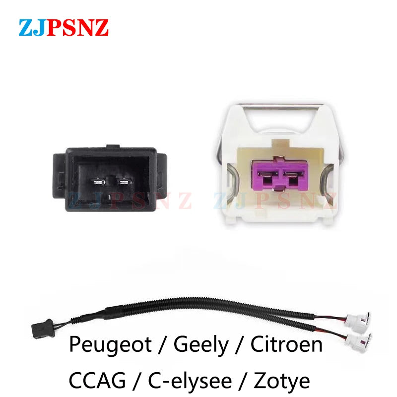 Adattatore per clacson auto, cablaggio con presa, spina femmina e maschio, cablaggio per clacson, conversione presa per clacson a chiocciola e altoparlante