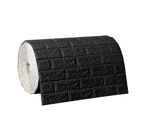 1/5/10m/Roll Retro 3D Wall Sticker Imitation Brick Plane Wall Sticker Furniture Stickers Wallpaper for Wall Living Room Kitchen 