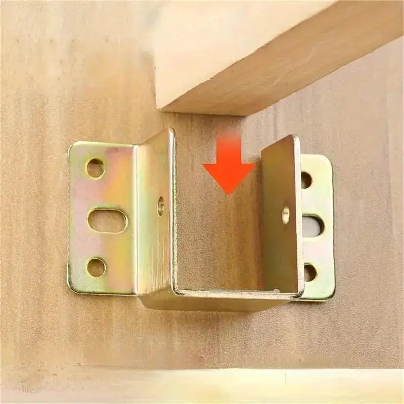 Steel Bed-Beam Support Brackets, 10-Piece Pack