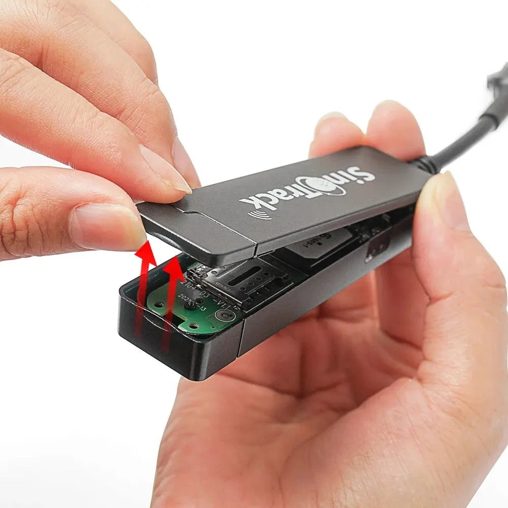 Traceur GPS SinoTrack GSM GPRS pour véhicule - Dispositif de traquage et de localisation à distance ST-901A pour moto avec application gratuite