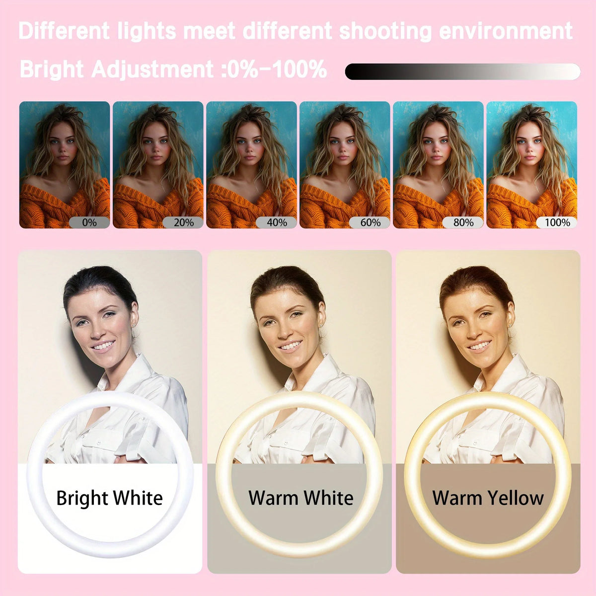 Selfie Ring Light with Tripod
