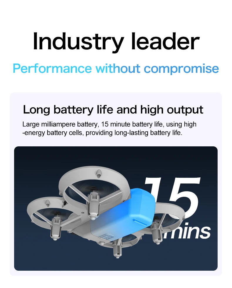 Міні дрон з подвійною камерою, уникненням перешкод та FPV